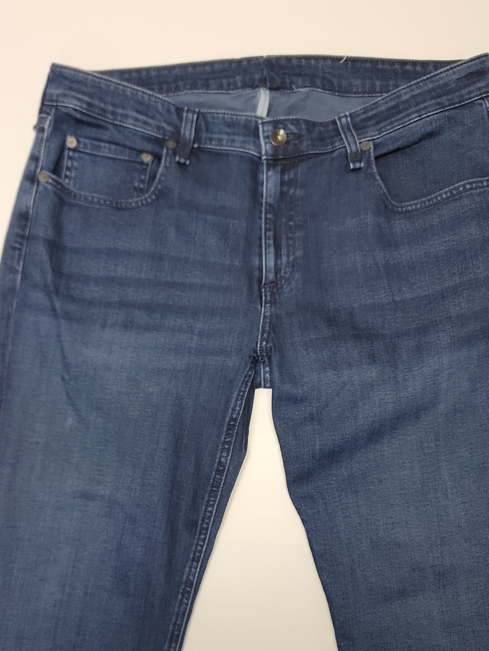 rag & bone Dre Low-Rise Slim Boyfriend Dark Blue Jeans Sz 32
